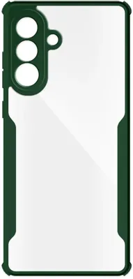 Чехол (клип-кейс) BORASCO Sky Case, для Samsung Galaxy A56, зеленый опал/прозрачный [74831]