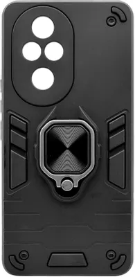 Чехол (клип-кейс) BORASCO Anti-Shock case, для Honor 200 Pro, противоударный, черный [52501]
