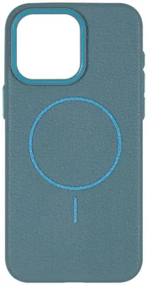 Чехол (клип-кейс) ZIBELINO ECO-Leather, для Apple iPhone 15 Pro Max, морская волна [zms-apl-15-pro-max-el-swv]