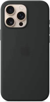 Чехол (клип-кейс) Apple Silicone Case, для Apple iPhone 16 Pro Max, черный [myyt3zm/a]