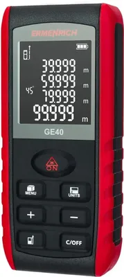 Лазерный дальномер ERMENRICH Reel GE40, 2 класс лазера, 690нм, луч красный