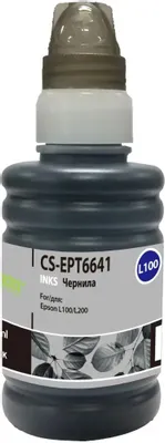 Чернила Cactus CS-EPT6641 T664, для Epson, 100мл, черный