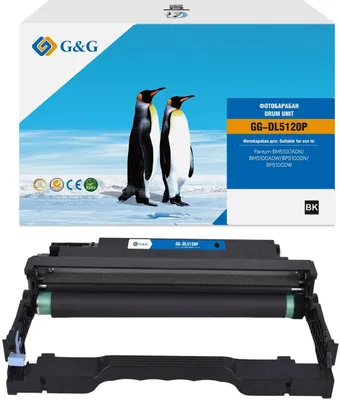 Блок фотобарабана G&G GG-DL5120P DL-5120 черный ч/б:30000стр. для BM5100ADN/BM5100ADW/BP5100DN/BP5100DW