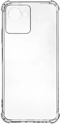 Чехол (клип-кейс) PERO CC02, для Realme C30/C30s, противоударный, прозрачный [cc02-0066-tr]