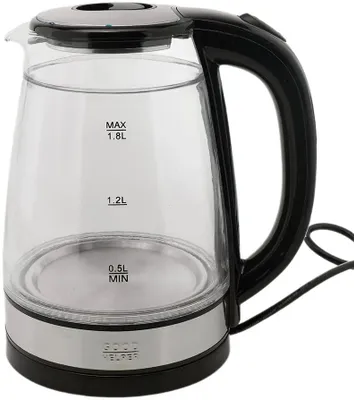 Чайник электрический GOODHELPER KPG-1800, 1.8л, стекло