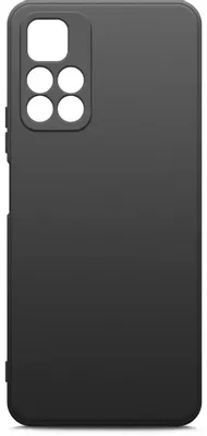 Чехол (клип-кейс) BORASCO Microfiber Case, для Xiaomi Poco M4 Pro 5G, черный [70109]