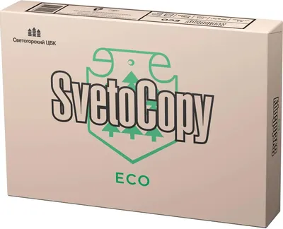 Бумага SVETOCOPY Eco, A4, офисная, 500л, 80г/м2, слоновая кость