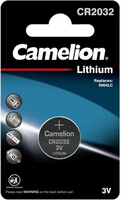 CR2032 Батарейка CAMELION Lithium CR2032 BL-1,  1 шт. 210мAч