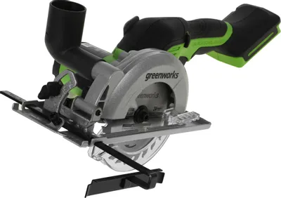 Циркулярная пила GREENWORKS G24MCS, 120мм, аккумуляторная, 24В, без АКБ, без ЗУ [1501207]