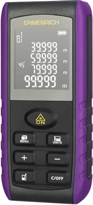 Лазерный дальномер ERMENRICH GE80, 1 класс лазера, 690нм, луч красный [85320]