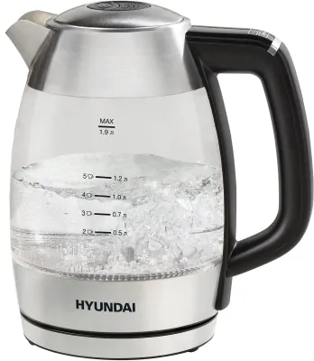 Чайник электрический Hyundai HYK-G9408, 1.9л, стекло