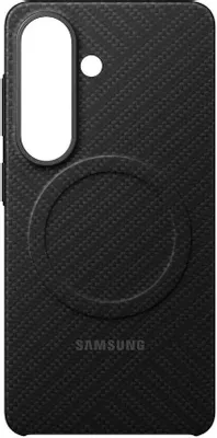 Чехол (клип-кейс) Samsung Carbon Magnet Case, для Samsung Galaxy S26, черный [ef-ks942snegru]