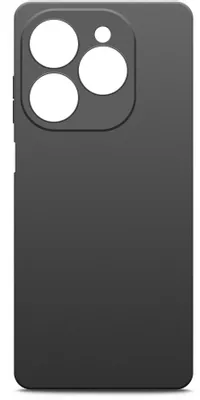 Чехол (клип-кейс) BORASCO Silicone Case, для Tecno Spark 20 Pro, черный [72530]
