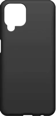 Чехол (клип-кейс) BORASCO Silicone Case, для Samsung Galaxy M32, черный [40350]