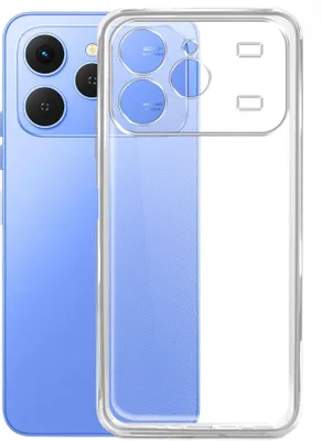 Чехол (клип-кейс) BORASCO Silicone Case, для Tecno Spark 40, прозрачный [75631]