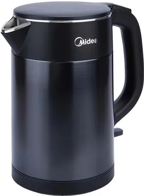 Чайник электрический Midea МК-8076, 1.5л, металл/пластик