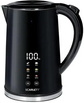 Чайник электрический Scarlett SC-EK21S66, 1.7л, металл