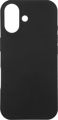 Чехол (клип-кейс) BORASCO Silicone Case, для Apple iPhone 17, черный [75708]