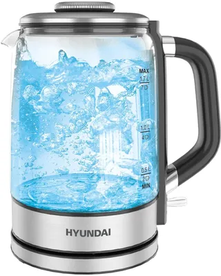 Чайник электрический Hyundai HYK-G5501, 1.7л, стекло