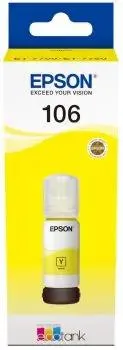 Чернила Epson 106 C13T00R440, для Epson, 70мл, желтый