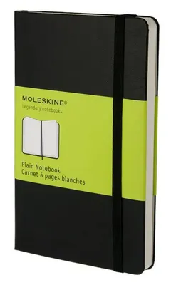 Блокнот Moleskine Classic,  192стр,  без разлиновки,  твердая обложка,  черный [qp012]