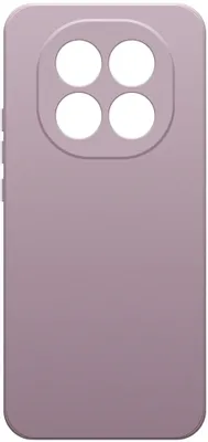 Чехол (клип-кейс) BORASCO Microfiber Case, для Xiaomi Redmi Note 14 Pro 4G, лавандовый [75076]