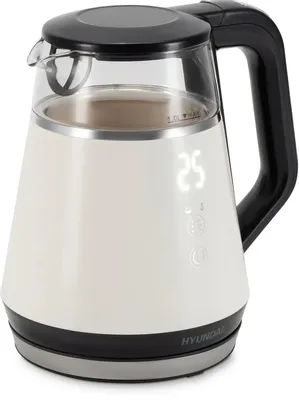 Чайник электрический Hyundai HYK-G3013, 1.0л, стекло