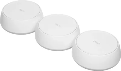 Бесшовный Mesh роутер TP-LINK Deco BE25,  Wi-Fi 7,  BE3600,  2.4/5ГГц, 2 WAN/LAN, белый, 3 шт. в комплекте [deco be25(3-pack)]