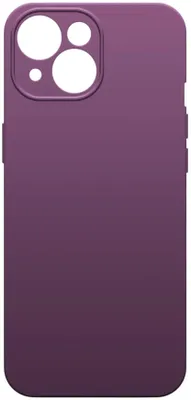Чехол (клип-кейс) BORASCO Microfiber Case, для Apple iPhone 15 Plus, фиолетовый [72420]