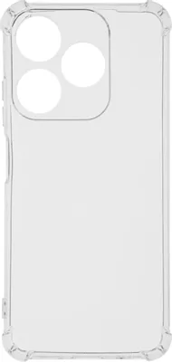 Чехол (клип-кейс) PERO CC02, для Tecno Spark 10/10C, противоударный, прозрачный [cc02-0120-tr]