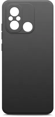 Чехол (клип-кейс) BORASCO 71691, для Xiaomi Redmi 12C, черный