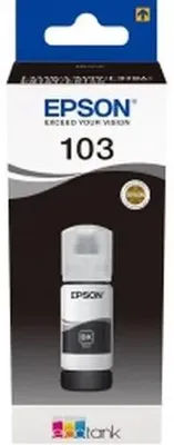 Чернила Epson 103 C13T00S14A, для Epson, 65мл, черный