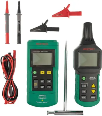 Детектор проводки MASTECH MS-6818, глубина до: 200см, 125КГц, с автокалибровкой [13-1211]