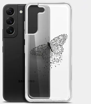 Чехол (клип-кейс) BORASCO ArtWorks, для Samsung Galaxy S22+, прозрачный/рисунок [51477]
