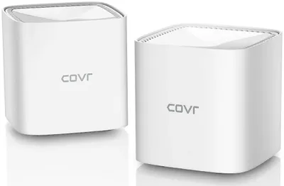 Бесшовный Mesh роутер D-Link COVR-1102,  Wi-Fi 5,  AC1200,  2.4/5ГГц, 1 LAN,  белый