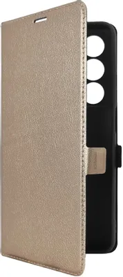 Чехол (флип-кейс) BORASCO Book Case, для Realme C75/C75X, золотистый [75154]