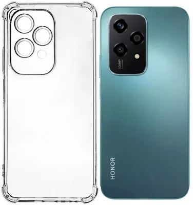 Чехол (клип-кейс) PERO CC02, для Honor 200 Lite, противоударный, прозрачный [cc02-h200l-tr]