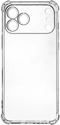 Чехол (клип-кейс) PERO CC02-IP17PM-TR, для Apple iPhone 17 Pro Max, противоударный, прозрачный