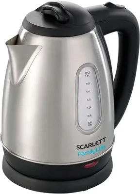 Чайник электрический Scarlett SC-EK21S20, 1.8л, металл/пластик