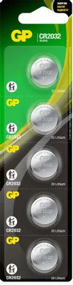 CR2032 Батарейка GP Lithium 5 шт.