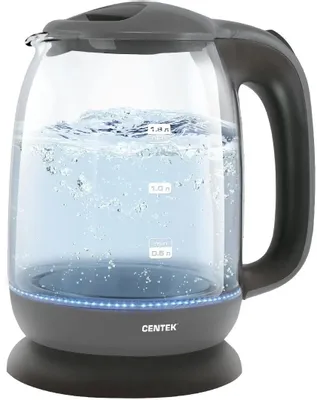 Чайник электрический CENTEK CT-0034, 1.8л, стекло/пластик