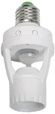 Датчик движения REXANT E27 ДДП 01,  белый [11-9203]