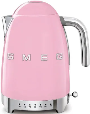 Чайник электрический SMEG KLF04PKEU, 1.7л, металл/пластик