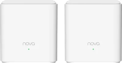 Бесшовный Mesh роутер TENDA EX3,  Wi-Fi 6,  AX1500,  2.4/5ГГц, 1 WAN/LAN, белый, 2 шт. в комплекте [ex3(2-pack)]
