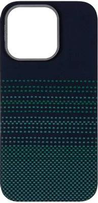 Чехол (клип-кейс) KONDIJAN Carbon, для Apple iPhone 16 Pro, синий [kjcr-iph-16-pro-sw-ms-blu]