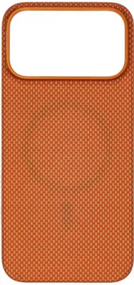 Чехол (клип-кейс) KONDIJAN Carbon, для Apple iPhone 17 Pro Max, оранжевый [kjcr-iph-17-pro-max-ms-org]