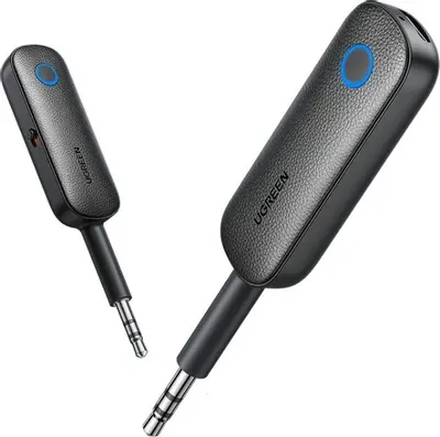 Bluetooth-аудиоадаптер UGREEN CM403 BT 5.0+EDR 3.5mm, 10м, черный [80893]