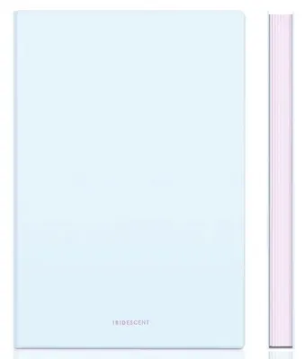 Блокнот Deli A5,  96л, в линейку,  мягкая обложка,  голубой [en140lblue]