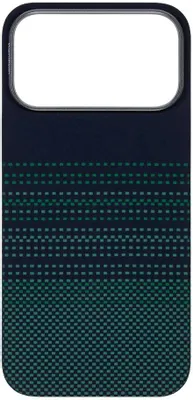 Чехол (клип-кейс) KONDIJAN Carbon, для Apple iPhone 17 Pro, синий [kjcr-iph-17-pro-sw-ms-blu]
