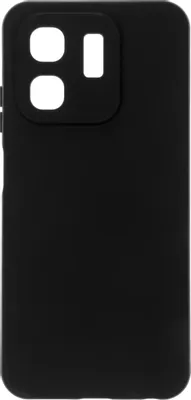 Чехол (клип-кейс) BORASCO Silicone Case, для Infinix Hot 50i, черный [73768]
